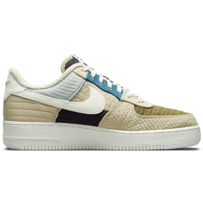 Nike Кроссовки Air Force 1 Low '07 Lx 'Поджаренный коричневый' Морская капуста Парусник Ротанг Пещерный фиолетовый DC8744-301