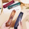 Casual Gauze pen case Girly Stationery Storage Pouch Simple Transparent  Pen Case  Students