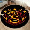 Круглый ковер Galatasaray S, Ковер для гостиной, спальни, дивана, игровой комнаты, Декор, Нескользящий коврик для пола