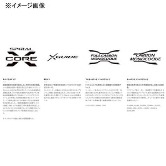 SHIMANO Спиннинговое удилище для баса 21 Poison Glorious Спецификация направляющих колец Torzite 2510UL-S