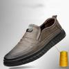 Genuine Leather Shoes for Men Soft Sole Breathable Comfortable Slip Resistant Autumn Winter Casual Dad Shoes