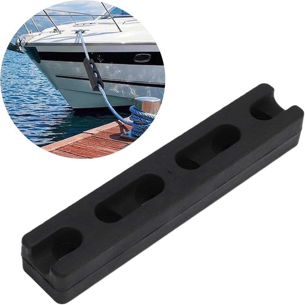 Durable Boat Mooring Snubber Black Dock Line Snubber Rugged Marine Rubber Snubber Yachts
