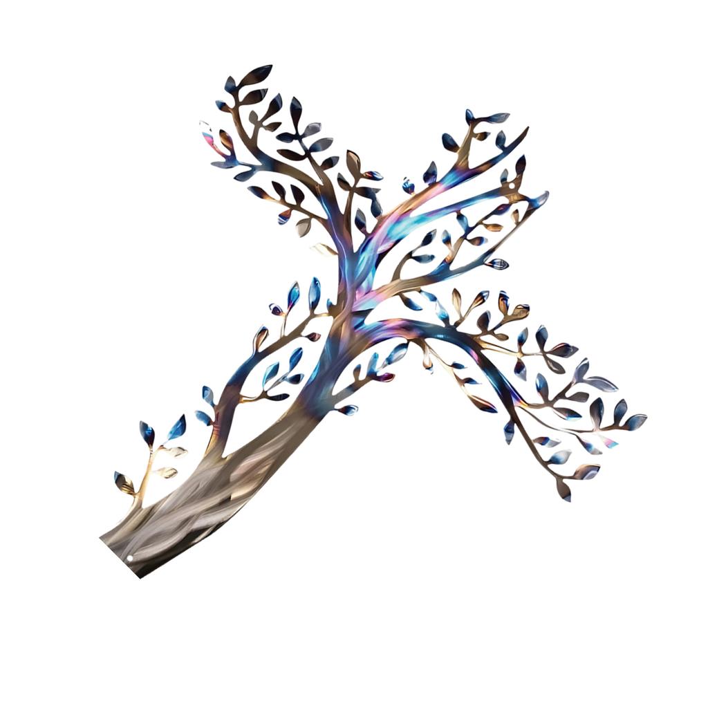 Металлическое настенное украшение, стильное и прочное железное произведение искусства для пространства, очень подходящее для улучшения