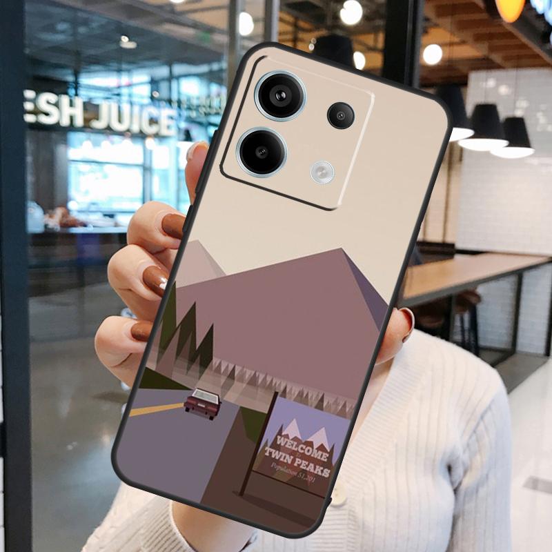 Добро пожаловать в Твин Пикс Чехол для Xiaomi Redmi Note 14 Pro 10 11 12 13 15 Pro Plus Redmi 15C 14C 10C 12C 13C 15 Чехол