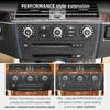QTPC8 For BMW E60 Series 5 Made of Alcantara Car Interior Center Console CD Panel Trim Frame Performance Stickers Tuning Accessorie
