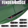 2pcs ABS S5 SLINE ABT Badge Car Fender Side Wing Emblem Sticker For 6Q quattro A4 A5 A6 A7 A8 Auto Modification Accessories8E