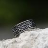 Men Rings Vintage Nordic Viking Wolf Rings Amulet Animal Fashion Jewelry