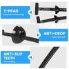 120 PCS Cable Tie Buckle for Car, Nylon Universal Zip Ties, New T Nylon Automotive Cable Clips for Car Fender, Engine Cover, Mudguard Fastener,