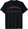 American Football Lines Cool Sports Player Men Women Kids T-Shirt