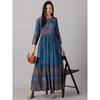 Women Printed Rayon Anarkali Kurta Designer Bollywood Long Kurti Gown Dress VF-1847
