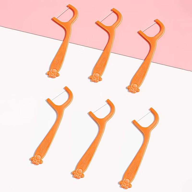 Fawnmum Little Tiger Kids Dental Floss Picks