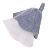 Felt Head Protection Bath Anti Heat Free Size Russian Style Shower Cap Sauna Hat