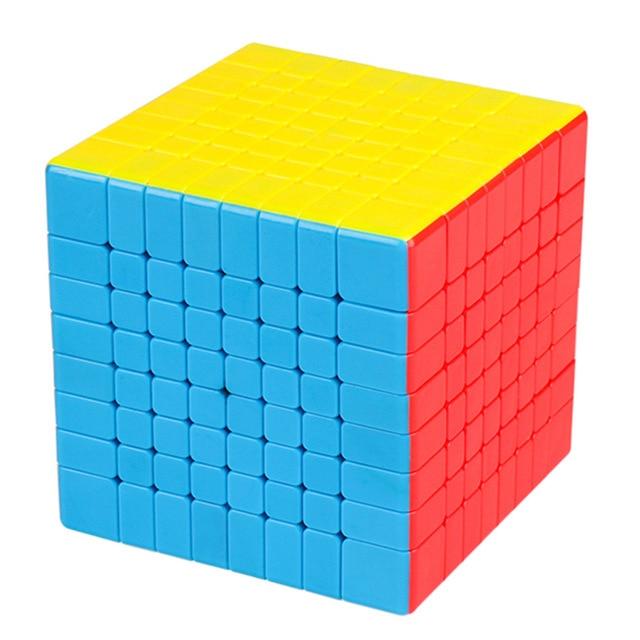 Moyu Meilong Speedcube черная наклейка 6x6x6 7x7x7 8x8x8 Cube Magic 4x4 5x5 6x6 7x7 8x8 Speed ​​Puzzle Развивающая игрушка для детей