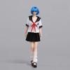 Toys Hobbies Scale Action Figure Compatible with TBLeague Body Cdtoys Cd047 High School Girl Sailor Uniform and Shoes Set and Head Not & [TOYBARJAPAN]