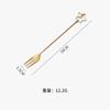1 Pcs Cherry Blossom Spoon Fork Stainless Steel Coffee Spoon Kitchen Star Long Handle Stirring Spoons Kitchen Coffee Tableware