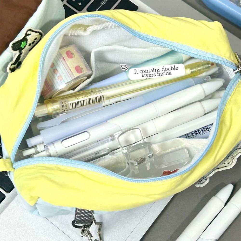 Fresh Color Pencil Case Star Stationery Organizer Creative Pen Box  School Office