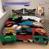3pcs Superhero Duvet Cover Set, 1 Duvet Cover + 2 Pillowcases (No Insert), High-Definition Print for All Seasons,Durable yy251103076