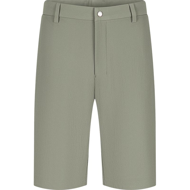 SEVEN Men's Textured Business Casual Summer Breathable Loose Shorts