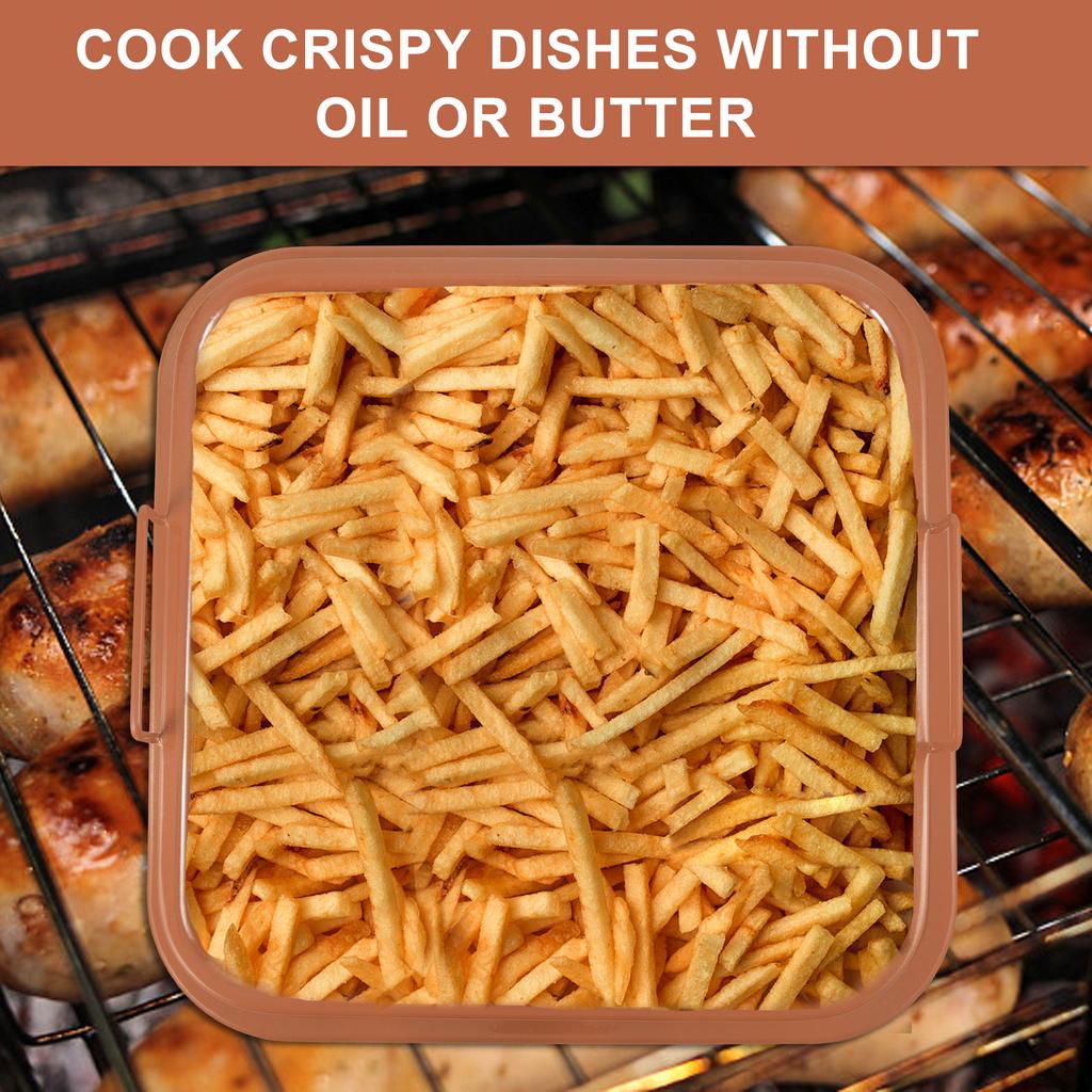 Baking Pan Frying Tray Fryer Plate Multipurpose Household Accessories Basket Cookware Rustproof Professional Space Saving