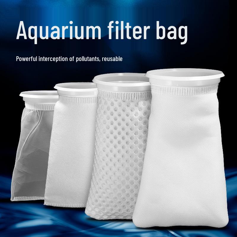 Aquarium Nano Filter Cotton Mesh Bag - Thickened, Encrypted, Magic Carpet Bottom Filter