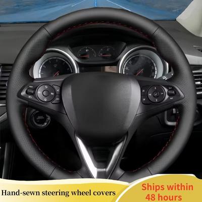 Изолированный Чехол на Руль Автомобиля Для Opel Astra K Corsa E Karl Crossland X Grandland ignia Zafira DIY Оплетка на Руль