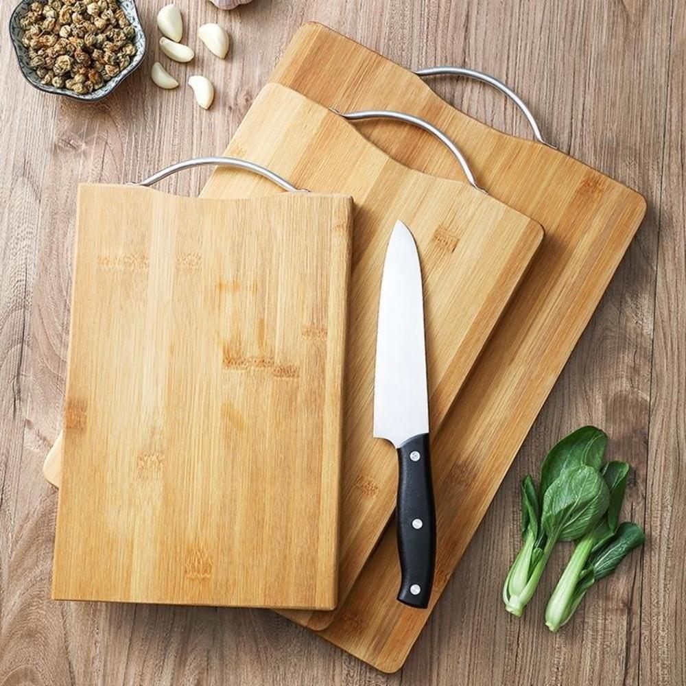 with Handle Cutting Board Double-sided Wooden Chopping Board Chopping Block Vegetable Chopping