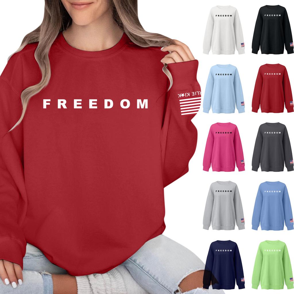Women's Colorblock Sweatshirt Long Sleeve Round Neck Casual Comfortable Loose Lightweight Women's Sweatshirtt