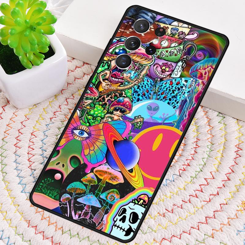 Красочный психоделический триповый чехол для телефона Samsung Galaxy note 10 pro S26 Ultra S23 S24 FE S25 S21 S22 PLUS ударопрочный