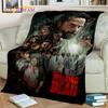 TWD Ходячие мертвецы Рик Хоррор ТВ Плед, Мягкий плед для дома, спальни, кровати, дивана, пикника, путешествий, офиса, Покрывало для детей