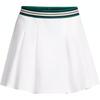 Storm FW24 Премьерная Серия Плиссированная Удобная Водонепроницаемая Дышащая Повседневная Юбка Женские юбки Мохово-зеленый Белый кварц 1388701-100