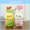 Delightful Plush Animal Keychain Bunny And Bear Cute Potted Plant Accessories