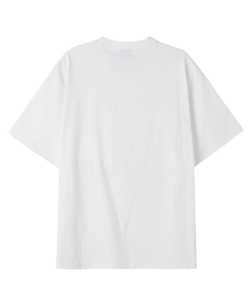URBANAGE Summer Night Oversized Short Sleeve_White