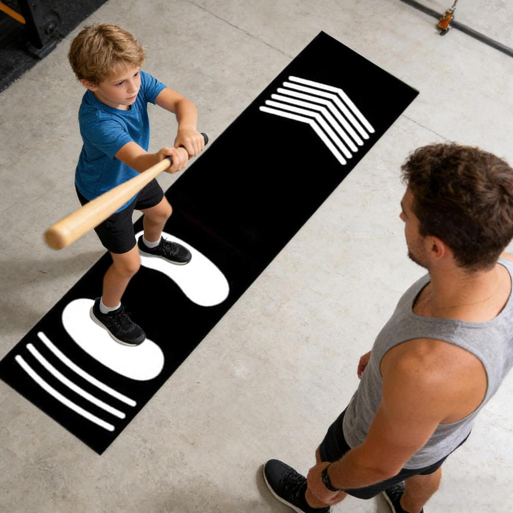 Baseball Batting Practice Mat NonSlip Baseball Training Mat Baseball Mat Hitting Training Pad For Beginner Baseball Pitching Mat