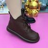 Ботинки Martin из бархата в стиле ретро с мягкой подошвой для женщин, осень-зима 2025 года, новая повседневная, удобная и теплая обувь для мам