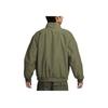 New Nike Club Jacket Men's Medium Olive Green/White FZ0657-222