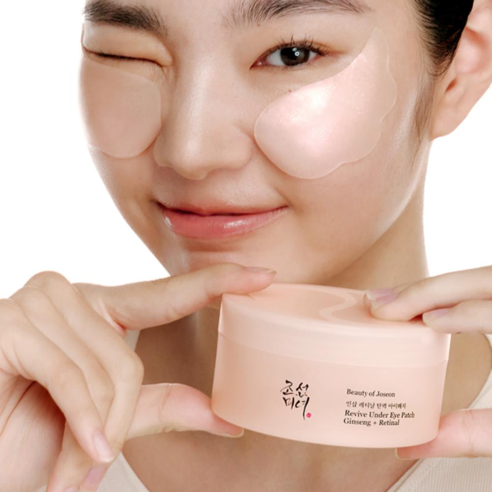 Beauty of Joseon Патчи для глаз с женьшенем и ретиналем Revive 60 шт. Подтягивающие и против морщин уход за областью под глазами