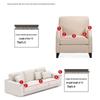 Luxury Four Seasons Seersucker Sofa Cover for Three-Seater