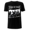 Хлопковая футболка с принтом логотипа группы Cradle of Filth, черная, стритвир, унисекс, с круглым вырезом, короткий рукав