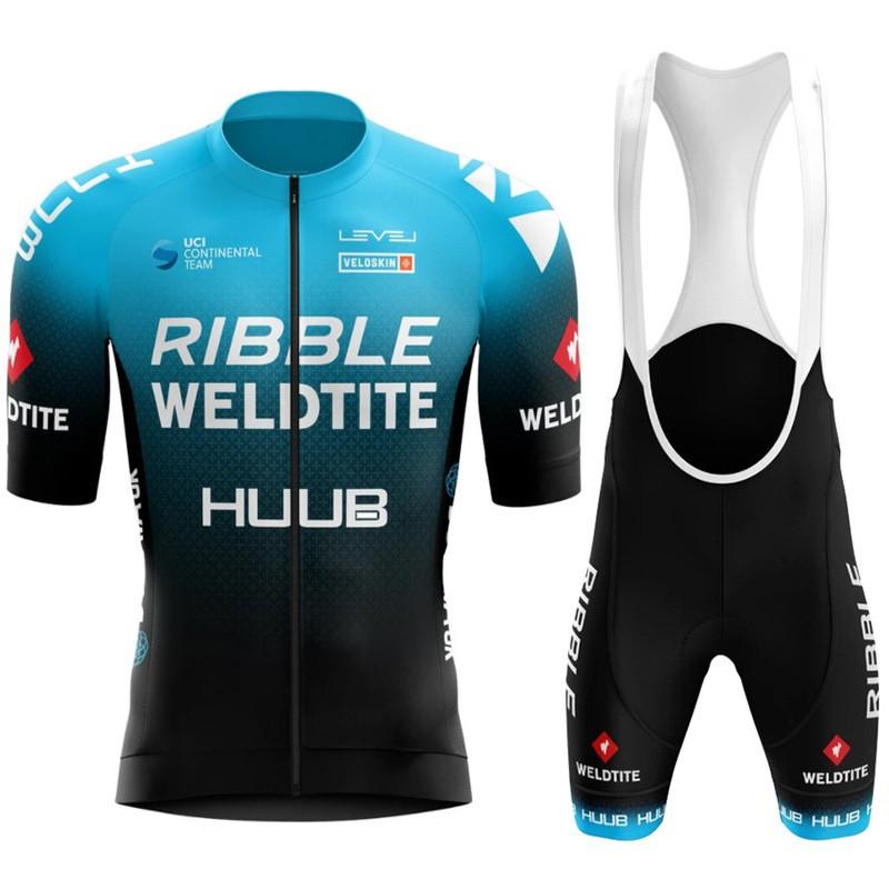HUUB Mens Cycling Jersey Set Quick Dry Breathable Short Sleeve Bike Apparel Road