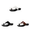 Pu Flat Slip On Sandals With Metal Details For Womens Casual Summer Outdoor Use
