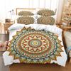 Luxury Queen Size Duvet Cover Pillowcases Bohemia Comforter Bedding Sets Mandala 228X228Cm 200X200 Bed Cover Set Ropa De Cama