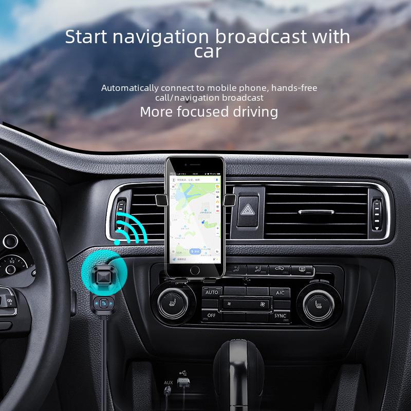Автомобильный аудиоприемник Bluetooth: Качество звука без потерь, адаптер AUX 3,5 мм и передатчик