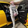 SynaWord Американский Свободный Свитер Худи Спортивные Штаны Syna Мужской и Женский Модный Бренд Хип-Хоп Уличный Костюм для Пары Повседневный