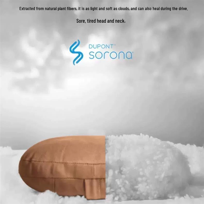 Alcantara Headrest Neck Protection Pillow for Maybach Mercedes S-Class