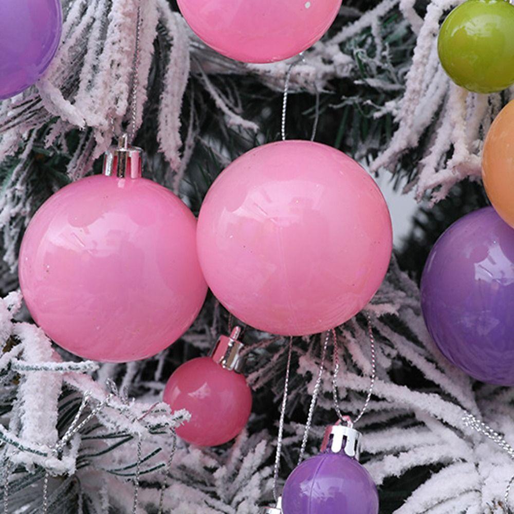 15/20 шт. Водонепроницаемый рождественский шар Пластиковое подвесное украшение на рождественскую елку Окно
