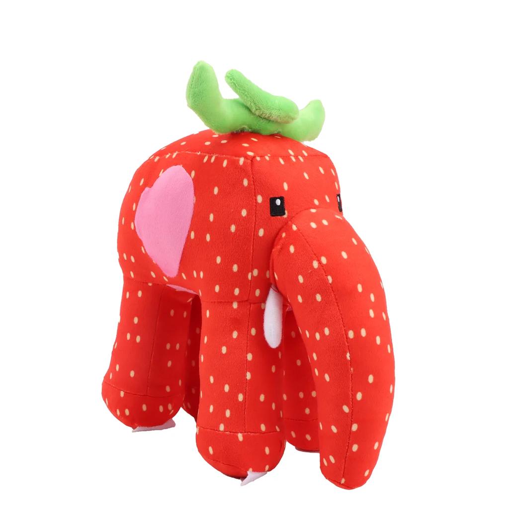Kawai Steal A Brainrot Esok Sekolah Plush Strawberry Elephant Stuffed Doll Steal a Brainrot Plush Anime Activity Toy Fans Present