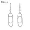Lindon Zircon Copper Alloy Earrings Drop Earrings For Women Wedding Party Gifts