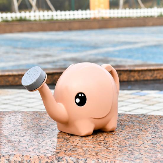 Elephant Shape Water Can Cute Large Capacity Plastic Creative Watering Can for Garden