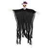 Outdoor Hanging Skull Ghost Halloween Decoration Sound Activated Flying Grim Reaper Skeleton with Light-Up Eyes for Front Yard Patio Lawn Garden Porch