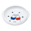 Kaneshotouki Porcelain "Miffy" Universal Tableware, Children's Tableware, Easy-Scoop Bowl, Medium, Approx. 14.5cm Diameter, Microwave and Dishwasher S